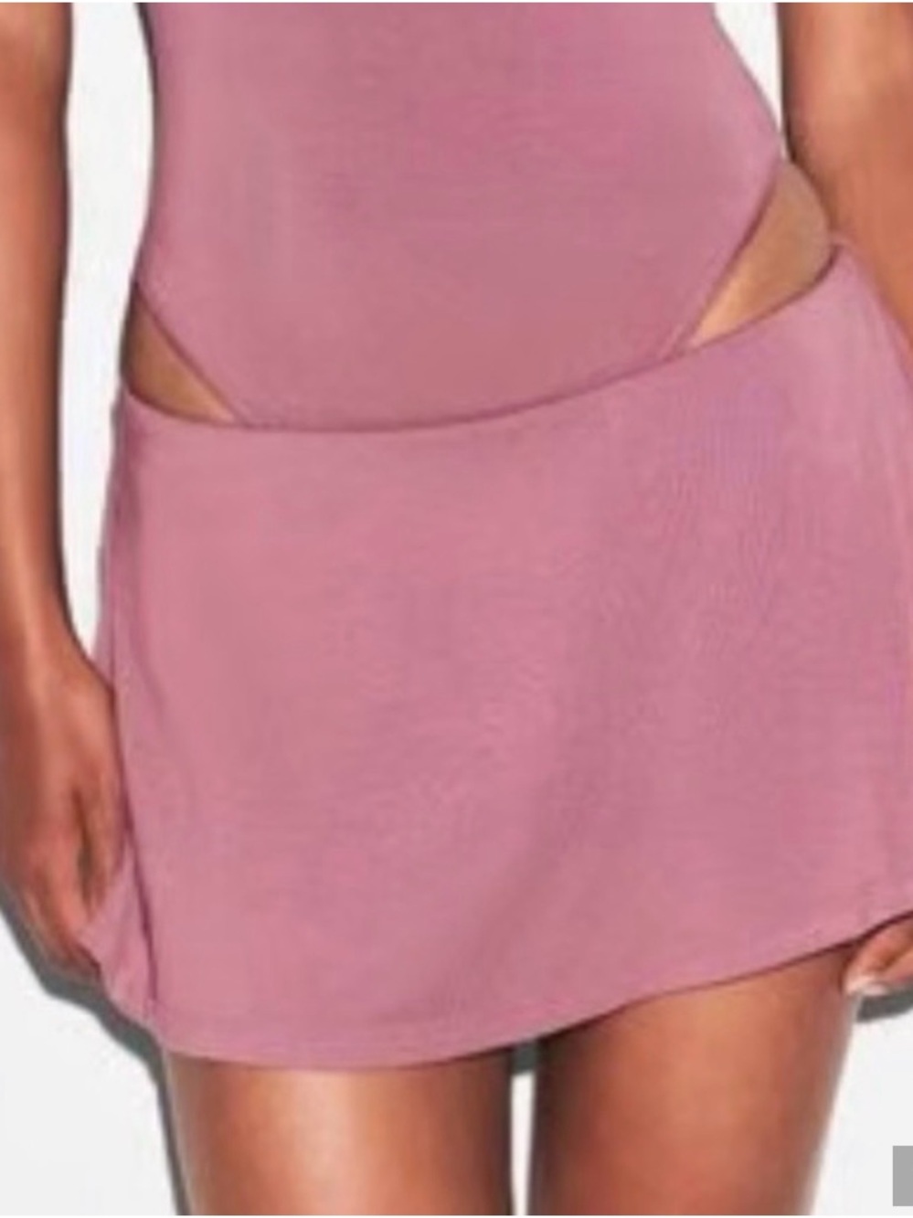 SKIMS Smooth Lounge Mini Skort Mauve Medium BNWT